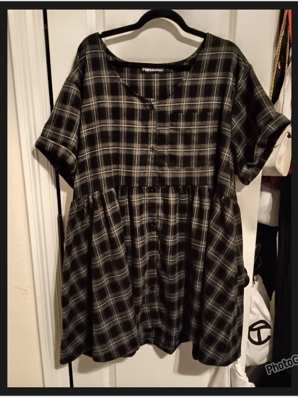 Foxblood Plaid Dress